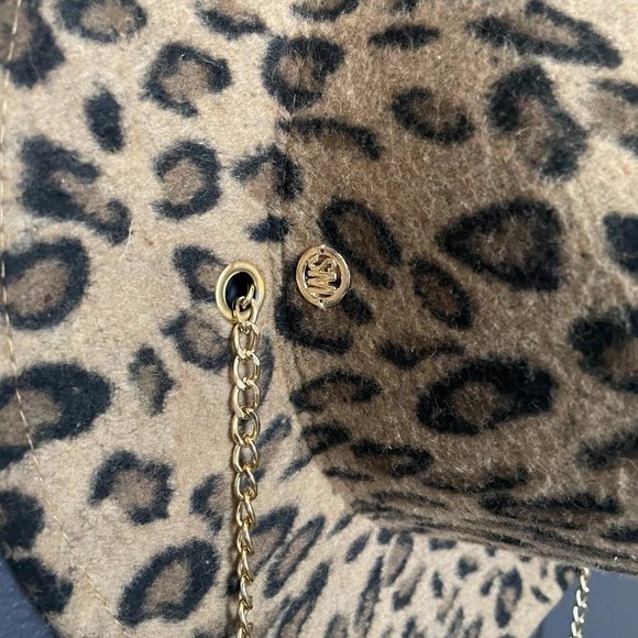 Animal Print Wide Brim Hat - Picture 2 of 4